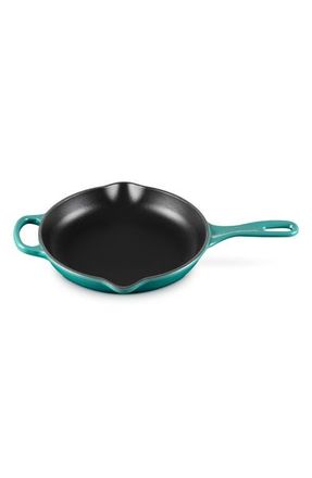 LE CREUSET Signature 9-Inch Enamel Cast Iron Skillet in Riviera at Nordstrom