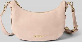 Hey Marly Handtasche aus Kalbsleder mit Label-Applikation in Sand, Gr&ouml;&szlig;e 1