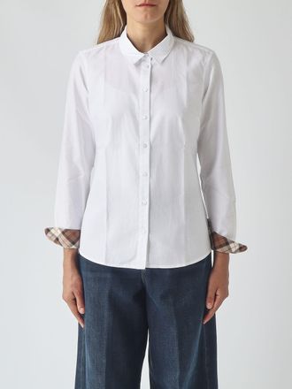 Barbour Camicia slim fit in popeline di cotone con polsi a fantasia check
