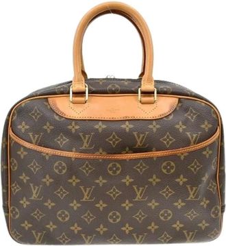 Louis Vuitton Pre-owned Handbags, female, Brown, Size: ONE SIZE Pre-owned Deauville Handbag