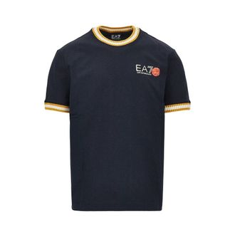 Emporio Armani Cotton T-shirt with logo print Man S
