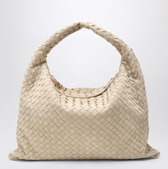 Bottega Veneta Hop large shoulder bag ecru in suede
