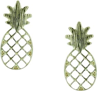 Olivia Welles Maui Pineapple Stud Earrings in Metallic at Nordstrom Rack