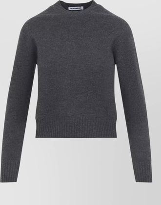 Jil Sander cashmere crewneck sweater long sleeve knit