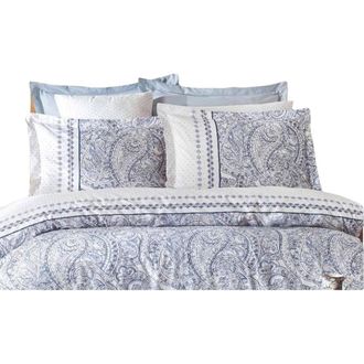 OEM Set Copripiumino - 1 Copripiumino 220 X 240 Cm + 2 Federe 60 X 60 Cm - 100% Cotone Rinforzato - Blu