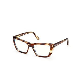 Tom Ford Glasses, unisex, Brown, Size: 54 MM Cat Eye Frame