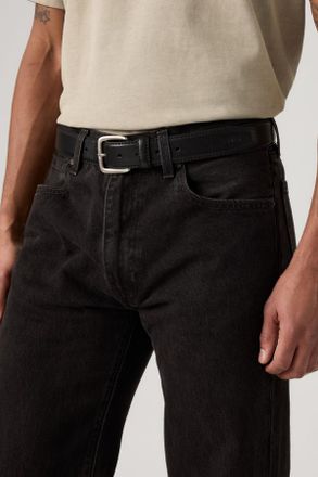 Levi's Cintur&oacute;n Finn Feather Edge - Hombre - 100 - Negro / Caviar