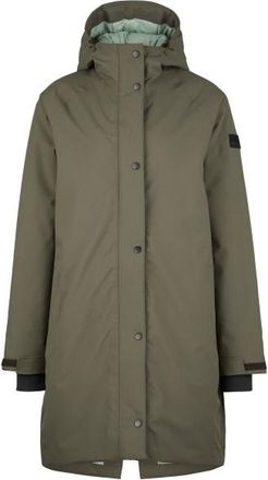 Stoic Mountainwool MMXX UppsalaSt. Oversized Coat Mantel für Damen | oliv