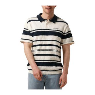 Anerkjendt Tops, Heren, Veelkleurig, S, Katoen, Heren Polo & T-shirt Streep Gebreid