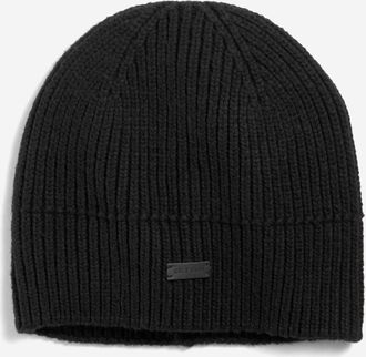 Cole Haan Mens Avery No Cuff Beanie - Black