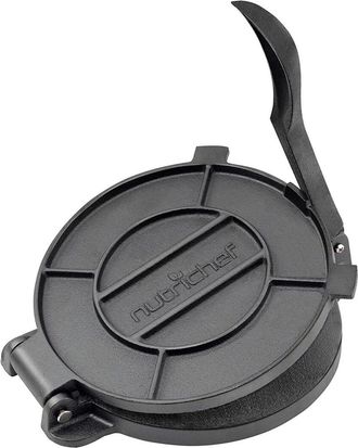 Nutrichef Cast Iron Tortilla Press