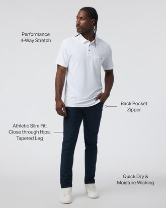 Vuori Clothing Meta Pants Athletic Slim Fit 32 | Ink | 30