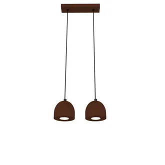 Lumicom Campanella Lampara De Techo Lineal X2 Monocolor Mate