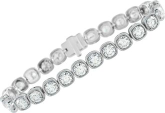 Luxury Bazaar Bracciale con diamanti - Argento