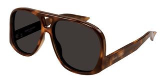 Saint Laurent SL 652 SOLACE 003 Womens Sunglasses Tortoiseshell Size 59
