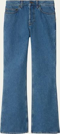 Burberry Mid-Rise Bootcut-Leg Jeans