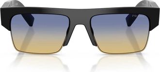 Prada Sunglasses Prd12 Su 16 K50 E Black/Blue Yellow Men