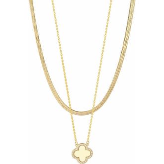 Adornia Set of 2 Necklaces in Gold at Nordstrom Rack