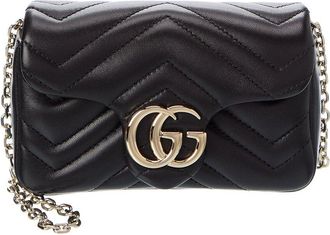 Gucci Gg Marmont Mini Leather Shoulder Bag
