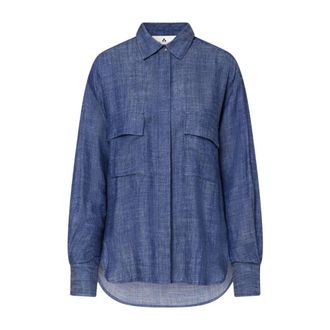 Peuterey Shirts, female, Blue, Size: M Gerard De Oversize Shirt