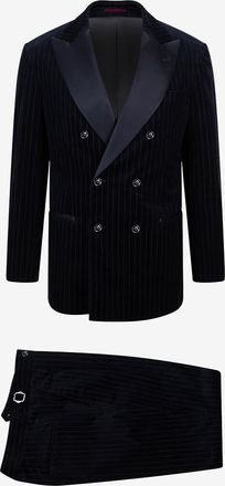 Brunello Cucinelli Cordsamt-Smoking mit Nadelstreifen