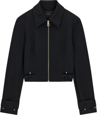 Guess Jassen, Dames, Zwart, S, Claudie Trucker Jacket