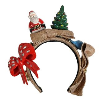 Dolce & Gabbana Accessoires, Dames, Geel, ONE Size, Polyester, Hoofdband