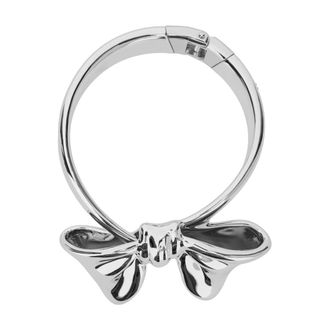 Yvmin Yvmin, Accessoires, Dames, Grijs, ONE Size, Grote Strik Choker