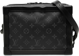 Louis Vuitton Black Pvc Leather Shoulder Bag (Pre-Owned)