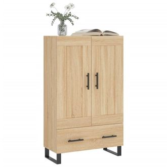 Berkfield Home Highboard Sonoma Oak 69.5x31x115 cm Engineered Wood in Tan