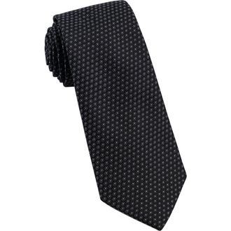 W.R.K Neat Silk Tie in Black at Nordstrom Rack