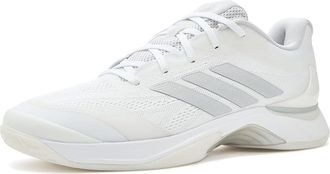 adidas Avacourt 3 Tennis Shoes Womens Boots White/Silver Metallic/Dash Grey : 10.5 B - Medium, Rubber