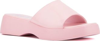 Olivia Miller Ambition Slide Sandal in Pink at Nordstrom Rack, Size 7