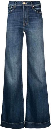 Seven 7 Mid-rise straight-leg jeans