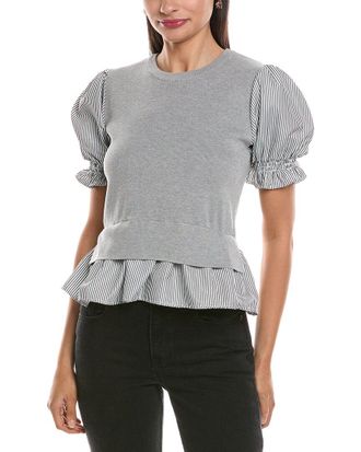 Nanette Lepore Twofer Knit Top