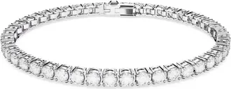 Swarovski Accessoires, Dames, Grijs, ONE Size, Matrix Tennis Armband