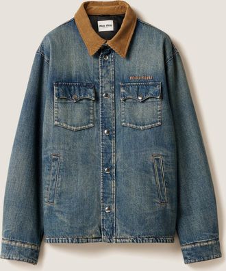 Miu Miu Denim down jacket