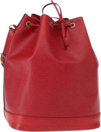 Louis Vuitton Pre-owned Vintage Bucket Bag - Dames - Vintage Tas - Rood - ONE Size - Leer - Vintage