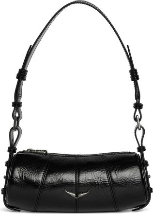 Zadig&Voltaire Le Roudoudou Patent Leather Shoulder Bag in Black at Nordstrom