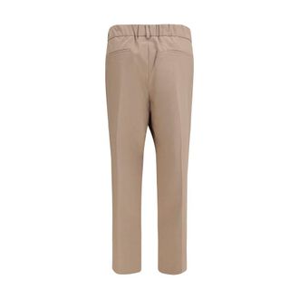 Brunello Cucinelli Womens Beige Cotton Casual Pants