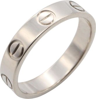 Cartier Silver White Gold (18K) Band Ring (Pre-Owned)