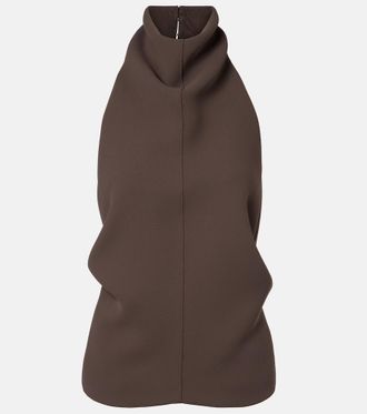 Khaite Rone halterneck top