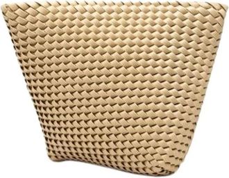 Bottega Veneta Bottega Veneta Pre-owned Woven Leather Clutch - - Pre-owned - Donna - Beige - ONE SIZE
