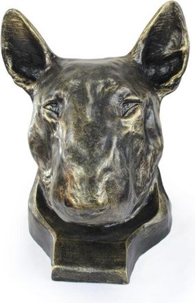OEM Bull Terrier, Bull Terrier - Busto De Perro, Cabeza De Perro Grande Para El Jard&iacute;n, Decoraci&oacute;n &Uacute;nica De La Sala De Estar De Art-dog