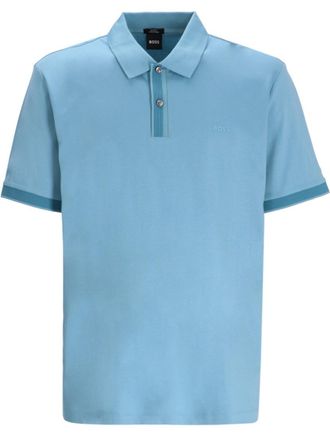 HUGO BOSS Blue Slim Fit Logo Polo