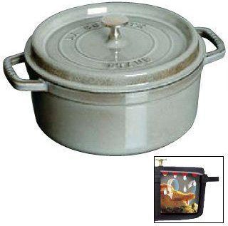 Staub Cocotte De Hierro Fundido Esmaltado 28 Cm Gris Grafito