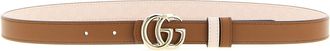 Gucci Womens Multicolor Calfskin Thin Belt