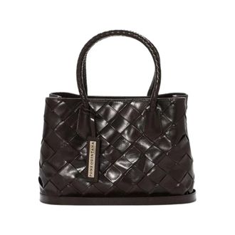 Pons Quintana Tassen, Dames, Bruin, ONE Size, Leer, Bolso Trenzado