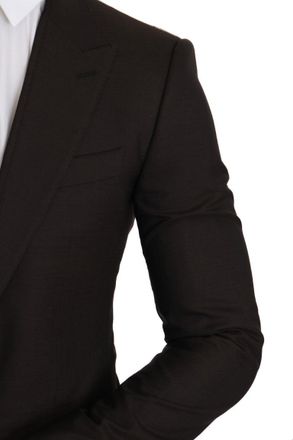 Dolce & Gabbana Mens Brown Wool Sicilia Jacket Coat Blazer Lana Virgen Clothing