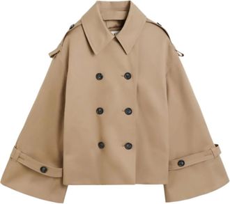 By Malene Birger Alisandra Trenchcoat - Dames - Trenchcoats - Beige - M - Katoen - Jassen